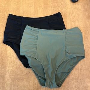 Aerie | 2 High-Waisted Swim Bottoms